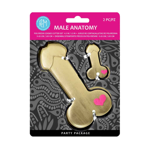 Male Anatomy Cookie Cutter Set