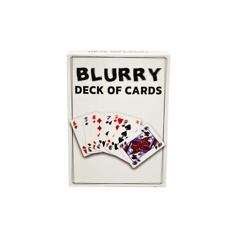 Blurry Deck of Playing Cards