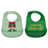 Elf Baby Silicone Bib Set