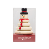 Wooden Snowman Stacking Toy