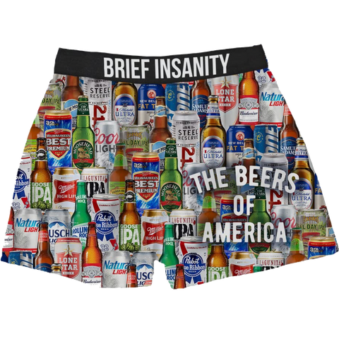 Beers of America Boxers