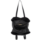 3-Compartment Tote Bag - Black