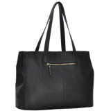 3-Compartment Tote Bag - Black