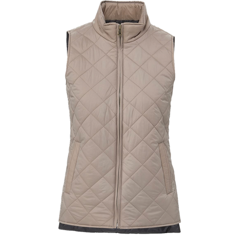 Diamond Quilted Hi-Low Vest