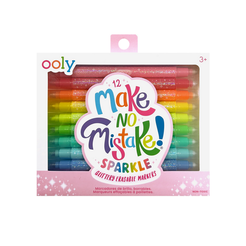 Make No Mistake Glittery Erasable Markers