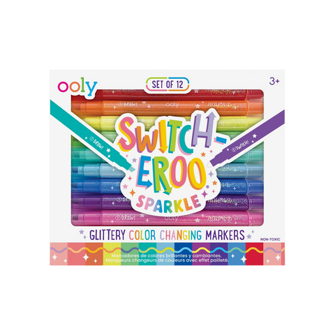 Switch-eroo Glittery Coloring-Changing Markers
