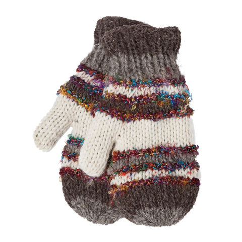 Ark Imports Stripe Mittens