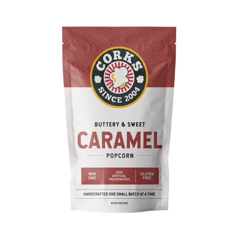 Cork's Popcorn - Caramel Popcorn