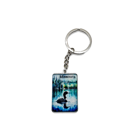 MN Loon Keychain