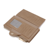 Snap-Closure Wallet - Taupe