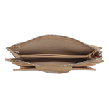 Snap-Closure Wallet - Taupe