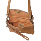 Genuine Leather Woven Crossbody