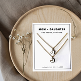 Mom + Daughter Necklace Set