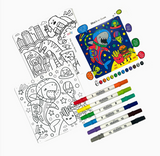 Colortopia Paint Marker By Number Kit - Epic Adventures