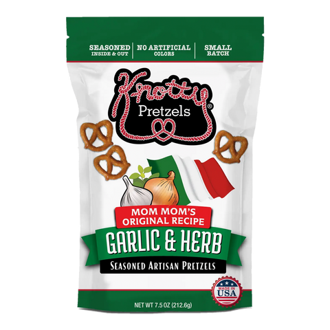 Knotty Pretzels - Garlic & Herb