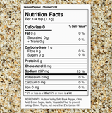 Lemon Pepper & Thyme Seasoning