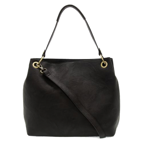 Joy Susan Bucket Shoulder Bag - Black