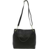 Joy Susan Bucket Shoulder Bag - Black
