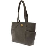 Joy Susan Turnlock Tote Bag Set - Charcoal