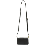 Joy Susan Woven Crossbody Wallet - Black