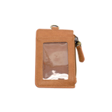 Joy Susan Small Card Wallet with Keyring - Tan
