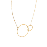 Joy Susan Gold Double Hoop Necklace