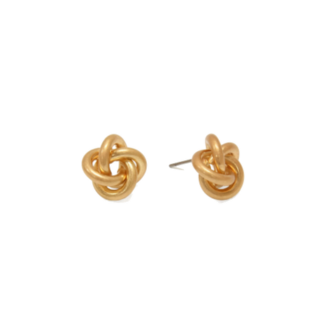 Joy Susan Gold Knot Post Earrings