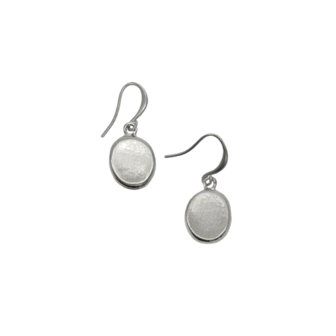 Joy Susan Silver Disc Earrings