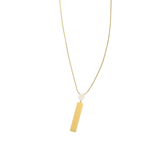 Joy Susan Mixed Metal Disc + Bar Adjustable Necklace