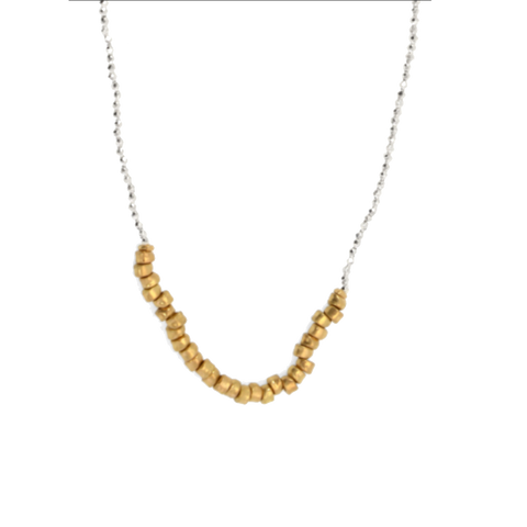 Joy Susan Mixed Metal Glint+Shine Necklace