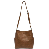 Joy Susan Side Pocket Bucket Bag - Roasted Pecan