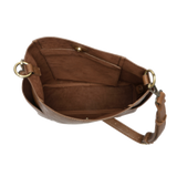 Joy Susan Side Pocket Bucket Bag - Roasted Pecan