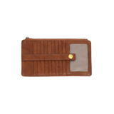 Slim Card Holder Wallet - Saddle