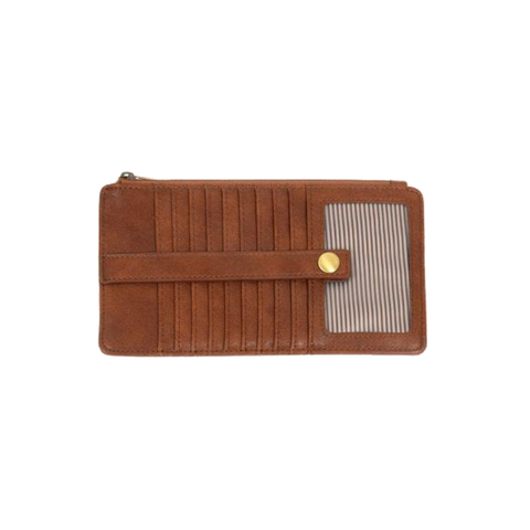 Slim Card Holder Wallet - Saddle