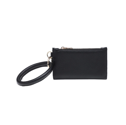 Bi-Fold Bangle Wallet - Black