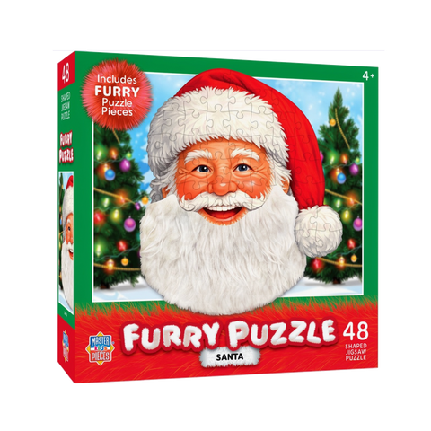 Santa Claus 48-Piece Shaped Holiday Puzzle