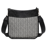 Diamond Crossbody Bag - Black