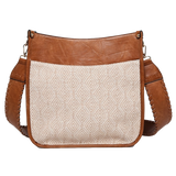 Diamond Crossbody Bag - Caramel