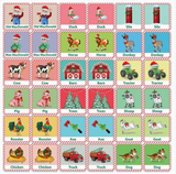 Old Macdonald's Farm Christmas Matching Game