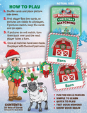 Old Macdonald's Farm Christmas Matching Game