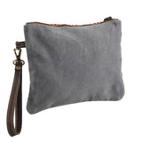 Rust Rug Wristlet