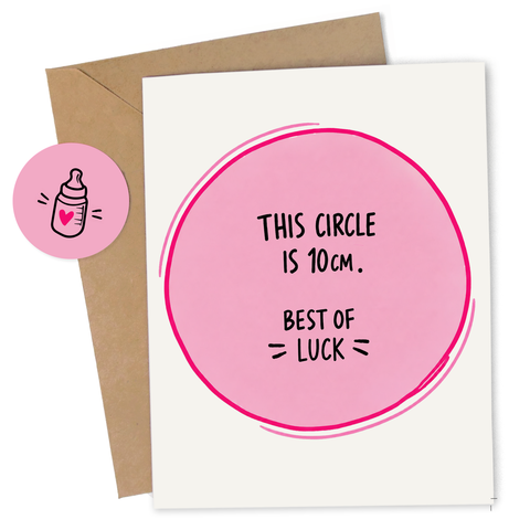 10 cm Baby Card