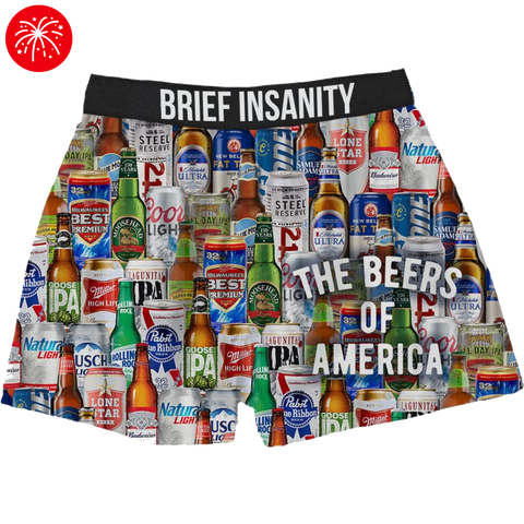 Beers of America Boxers