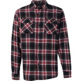 Men's Flannel - Black/Red