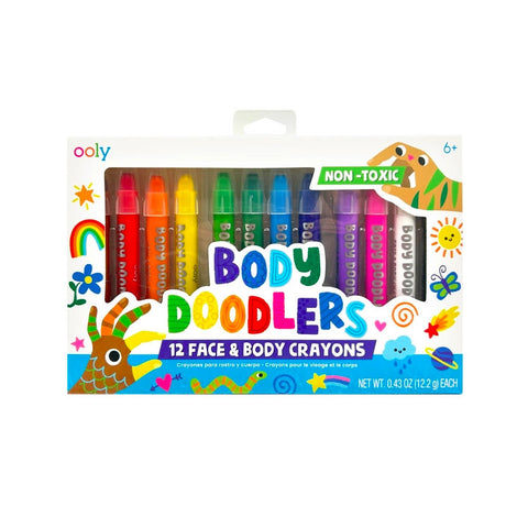 Body Doodlers Face & Body Crayons