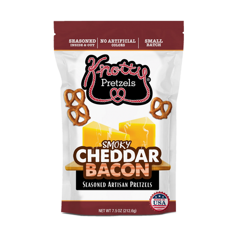 Knotty Pretzels - Cheddar Bacon