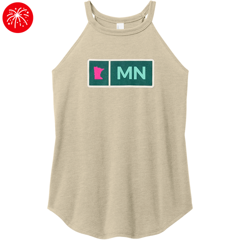 MN Colorblock High-Neck Tank