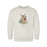 Deerly Loved Crew Sweatshirt - Toddler