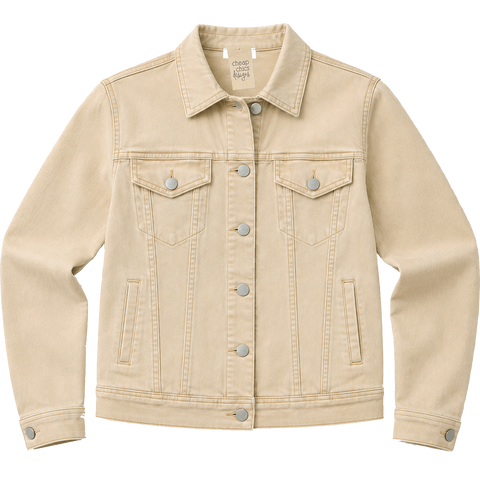 Vintage Washed Jacket - Latte