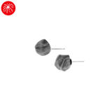 Black Jasper Nugget Stud Earrings
